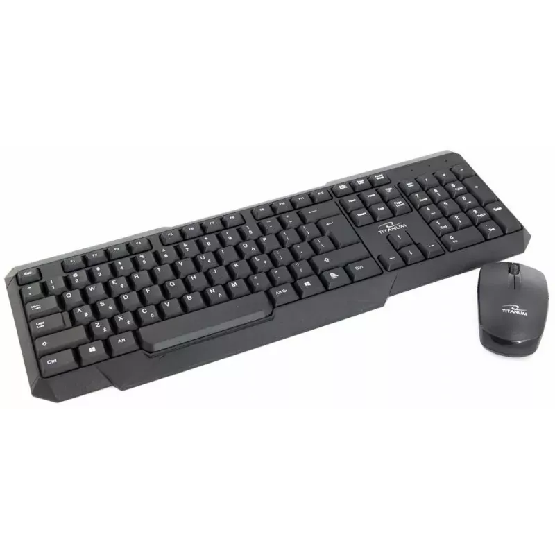Titanum Memphis TK108 kit tastiera e mouse USB, nero