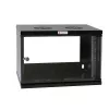 Armadio a parete Techly 19 6U D450 nero montato I-CASE EL-1006B45