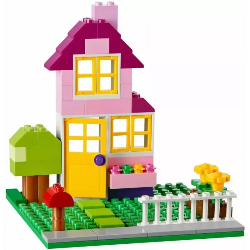 Set da costruzione LEGO Classic 10698 — 790 pezzi, multicolore, 33 colori, incluse basi verdi e accessori
