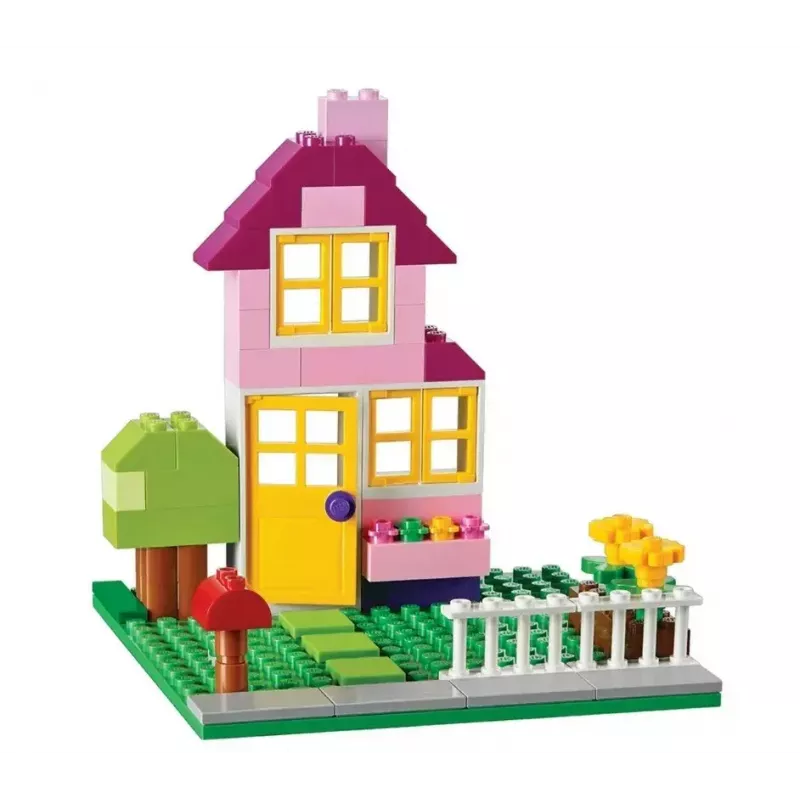 Set da costruzione LEGO Classic 10698 — 790 pezzi, multicolore, 33 colori, incluse basi verdi e accessori