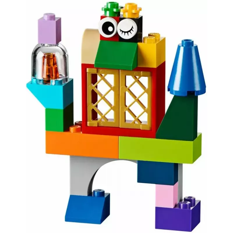 Set da costruzione LEGO Classic 10698 — 790 pezzi, multicolore, 33 colori, incluse basi verdi e accessori