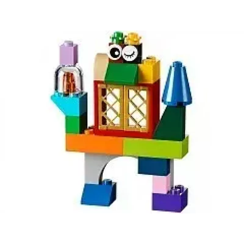 Set da costruzione LEGO Classic 10698 — 790 pezzi, multicolore, 33 colori, incluse basi verdi e accessori