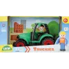 Lena Truckies trattore, trattore, 2 anni, plastica, nero, verde