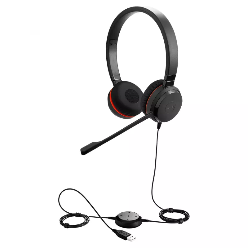 Jabra Evolve 20SE MS Stereo, con filo, ufficio/call center, 150 - 7000 Hz, 132 g, cuffie con microfono, nero