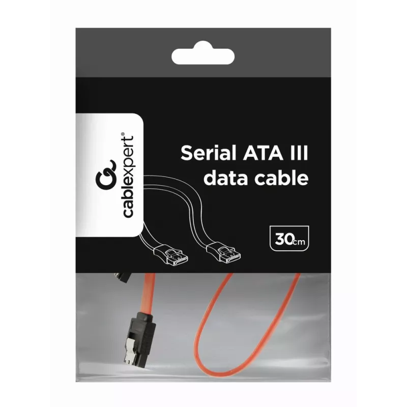 Cavo dati GEMBIRD SATA III, clip in metallo, 30 cm – confezione bulk