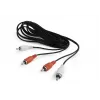Cavo audio Gembird CCA-2R2R-6 1,8 m 2 x RCA nero