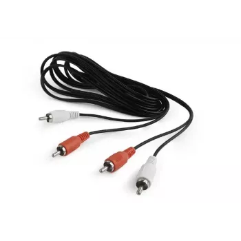 Cavo audio Gembird CCA-2R2R-6 1,8 m 2 x RCA nero