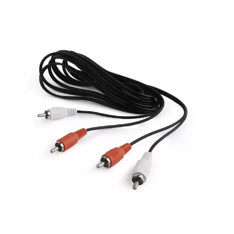 Cavo audio Gembird CCA-2R2R-6 1,8 m 2 x RCA nero