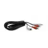 Cavo audio Gembird CCA-2R2R-6 1,8 m 2 x RCA nero