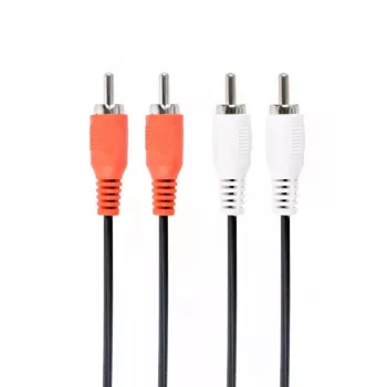 Cavo audio Gembird CCA-2R2R-6 1,8 m 2 x RCA nero