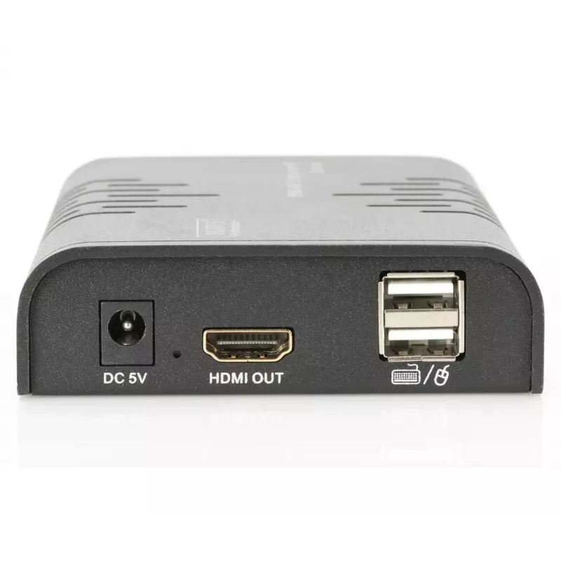 Extender KVM HDMI DIGITUS, 120 m tramite cavo di rete (Cat 5, 5E, 6), Full HD, 1080p