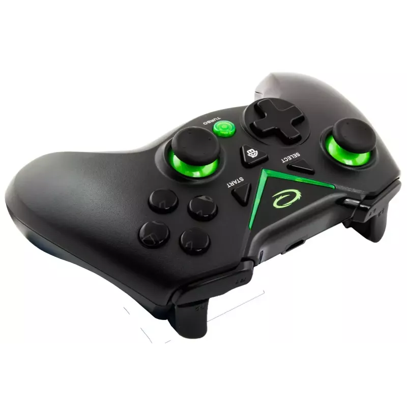 Gamepad wireless ESPERANZA EGG112K 2,4 GHz per PC e PS3, ricevitore USB, nero, 12 tasti, stick analogici