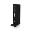 ICY BOX IB-DK2241AC Con filo USB 3.2 Gen 1 (3.1 Gen 1) Type-A nero