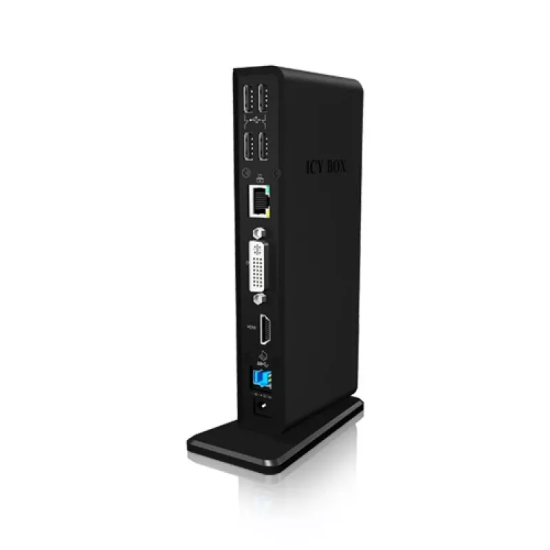 ICY BOX IB-DK2241AC Con filo USB 3.2 Gen 1 (3.1 Gen 1) Type-A nero