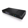 ICY BOX IB-DK2241AC Con filo USB 3.2 Gen 1 (3.1 Gen 1) Type-A nero