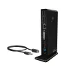 ICY BOX IB-DK2241AC Con filo USB 3.2 Gen 1 (3.1 Gen 1) Type-A nero