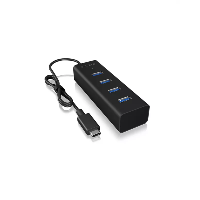 ICY BOX IB-HUB1409-C3 USB 3.2 Gen 1 (3.1 Gen 1) Type-C 5000 Mbit/s nero
