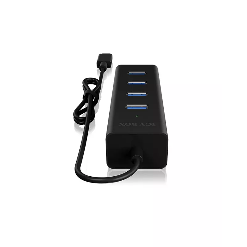 ICY BOX IB-HUB1409-C3 USB 3.2 Gen 1 (3.1 Gen 1) Type-C 5000 Mbit/s nero