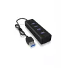 ICY BOX IB-HUB1409-U3 USB 3.2 Gen 1 (3.1 Gen 1) Type-A 5000 Mbit/s nero