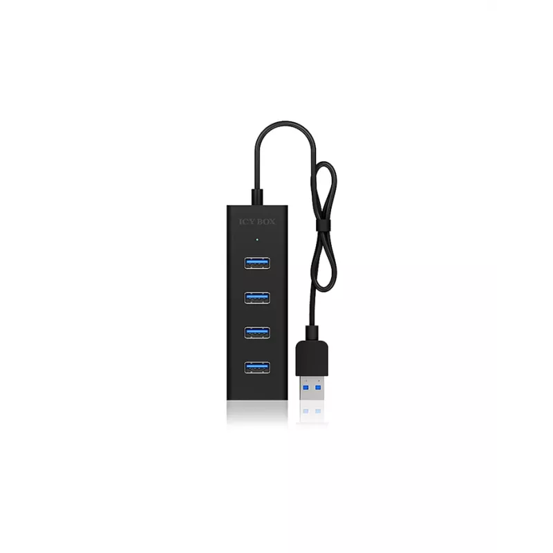 ICY BOX IB-HUB1409-U3 USB 3.2 Gen 1 (3.1 Gen 1) Type-A 5000 Mbit/s nero