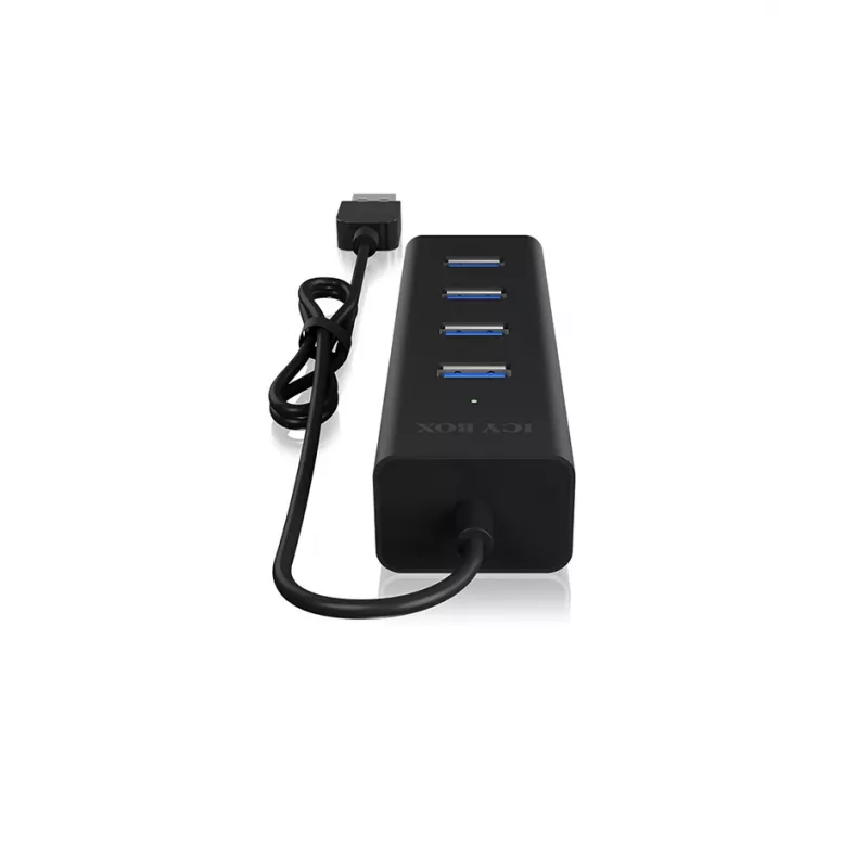 ICY BOX IB-HUB1409-U3 USB 3.2 Gen 1 (3.1 Gen 1) Type-A 5000 Mbit/s nero