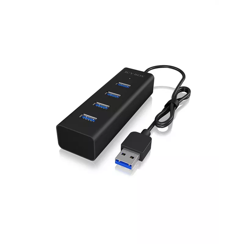 ICY BOX IB-HUB1409-U3 USB 3.2 Gen 1 (3.1 Gen 1) Type-A 5000 Mbit/s nero