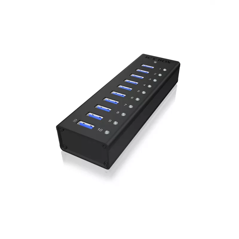 ICY BOX IB-AC6110 USB 3.2 Gen 1 (3.1 Gen 1) Type-B 5000 Mbit/s nero