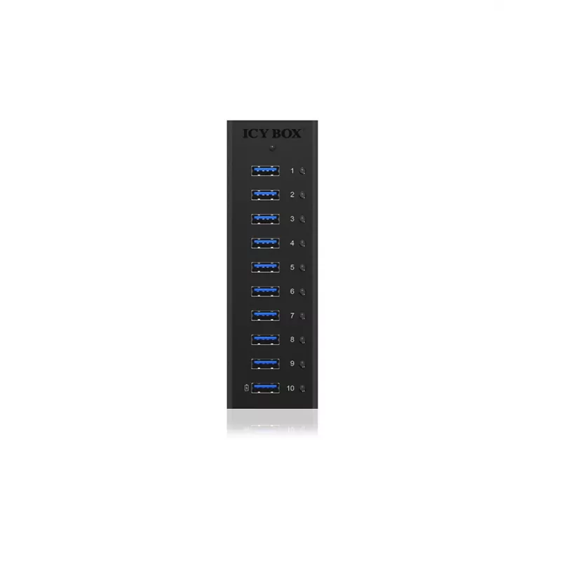 ICY BOX IB-AC6110 USB 3.2 Gen 1 (3.1 Gen 1) Type-B 5000 Mbit/s nero