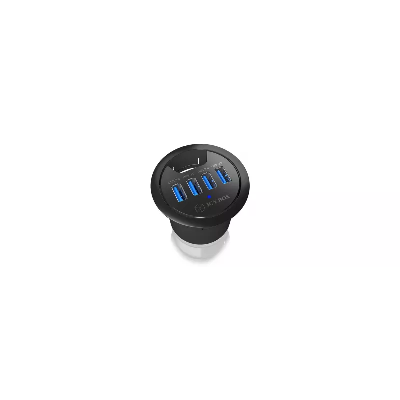 ICY BOX IB-HUB1403 USB 3.2 Gen 1 (3.1 Gen 1) Type-A 5000 Mbit/s nero