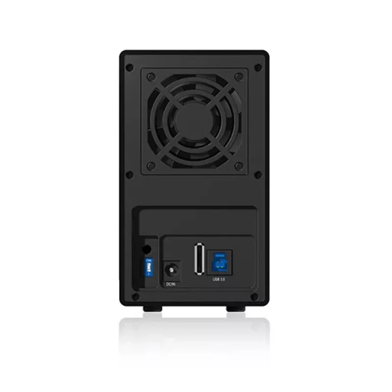 ICY BOX IB-RD3620SU3 Disk array 0 TB desktop nero