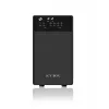 ICY BOX IB-RD3620SU3 Disk array 0 TB desktop nero