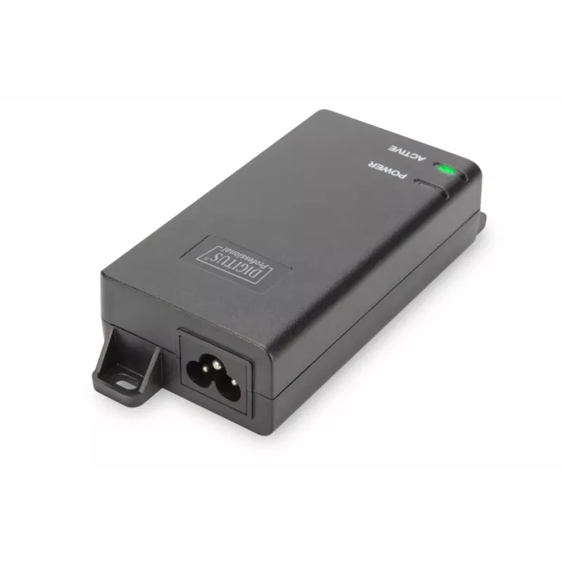 DIGITUS Iniettore PoE+, 802.3at 10/100/1000 Mbps uscita max 48V, 30W