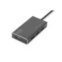 DIGITUS Hub USB 3.0, 4 porte incl. alimentatore 5V/2A case in alluminio