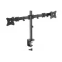 Supporto da tavolo DIGITUS per doppio monitor con morsetto per monitor fino a 70 cm (27 pollici) (DA-90349)