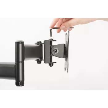 Supporto da tavolo DIGITUS per doppio monitor con morsetto per monitor fino a 70 cm (27 pollici) (DA-90349)