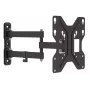 Supporto universale 3D DIGITUS per TV/monitor fino a 107 cm (42 pollici), inclinazione 15°, rotazione 180°, carico max. 30 kg, VESA max. 200x200