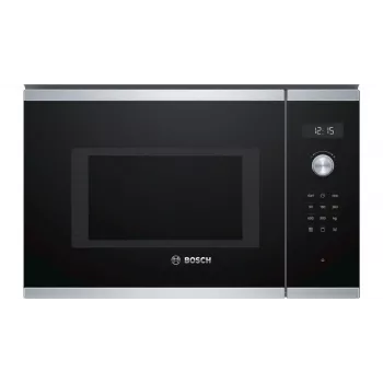 Microonde combinato Bosch Serie 6 BEL554MS0 — apparecchio da incasso, microonde 900 W, 25 L, grill al quarzo, aria calda, acciaio inox