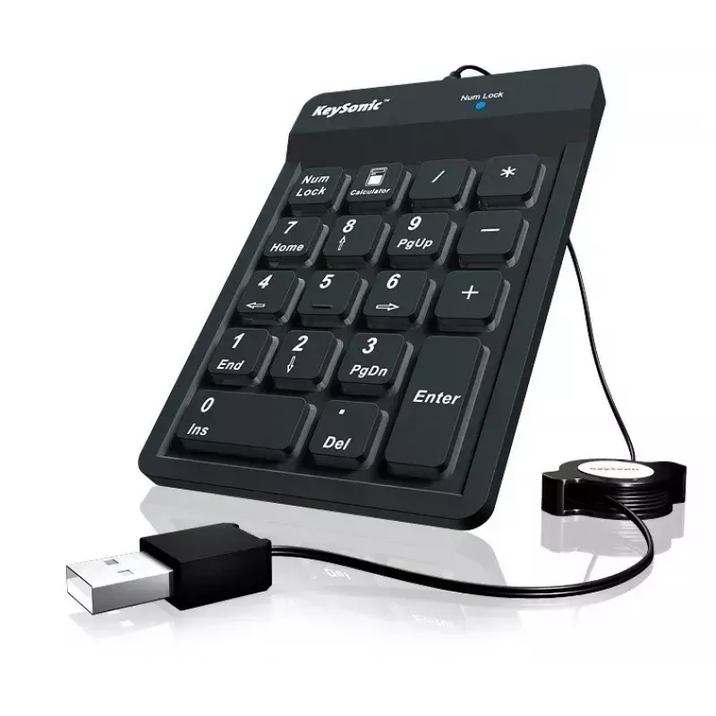 Tastierino numerico KeySonic ACK-118BK universale USB nero