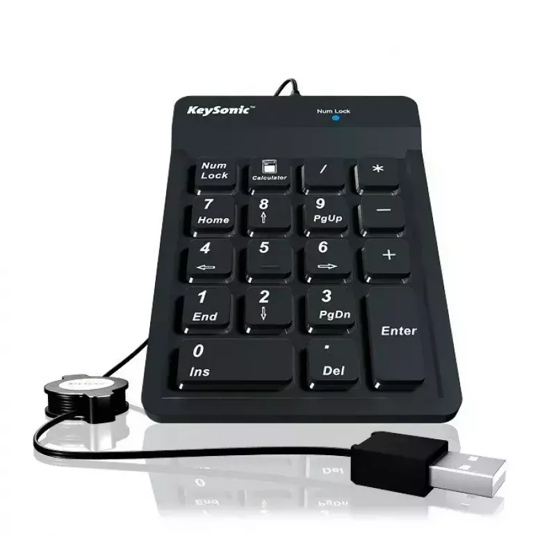 Tastierino numerico KeySonic ACK-118BK universale USB nero