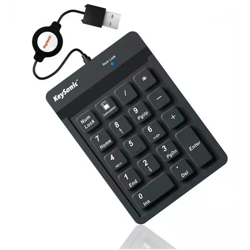 Tastierino numerico KeySonic ACK-118BK universale USB nero