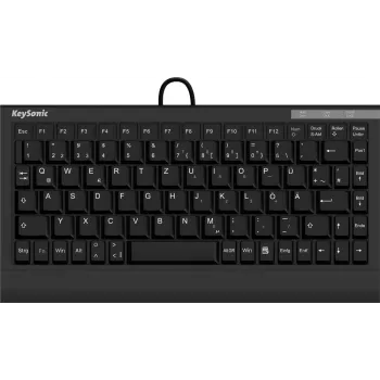 Tastiera KeySonic ACK-595C+ (US) home USB QWERTY inglese US nero