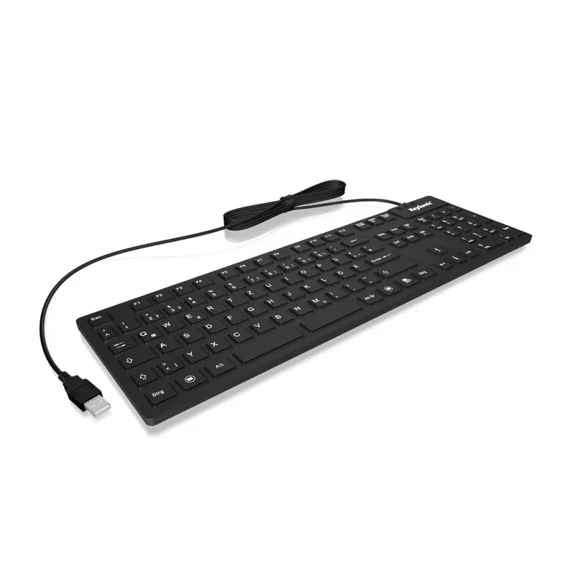 Tastiera KeySonic KSK-8030 IN (US) industriale USB QWERTY inglese US nero