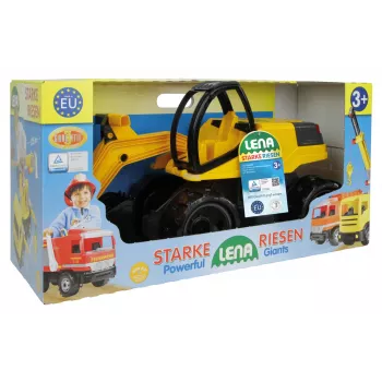 Lena GIGA TRUCKS Excavator Pro, escavatore, 3 anni, nero, giallo