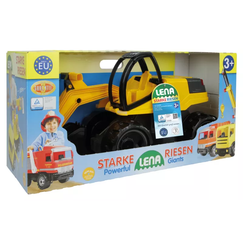 Lena GIGA TRUCKS Excavator Pro, escavatore, 3 anni, nero, giallo