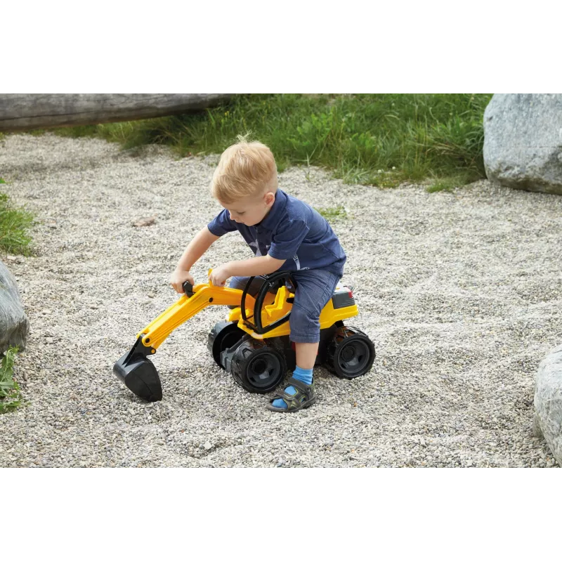 Lena GIGA TRUCKS Excavator Pro, escavatore, 3 anni, nero, giallo