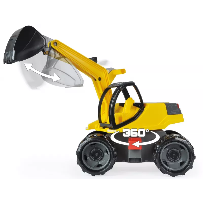Lena GIGA TRUCKS Excavator Pro, escavatore, 3 anni, nero, giallo