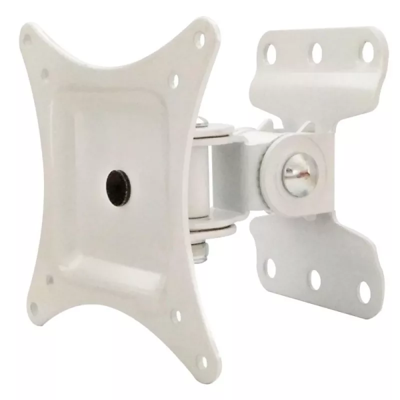 Supporto a parete Techly per LCD LED 13-30 pollici, completamente orientabile, bianco