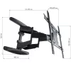 Supporto a parete Techly 40-80 ultra sottile full motion per TV LCD nero