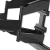 Supporto a parete Techly 40-80 ultra sottile full motion per TV LCD nero