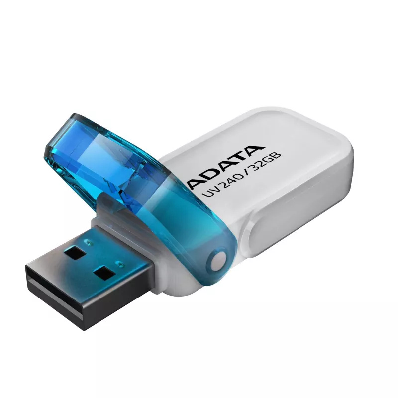 Chiavetta USB ADATA UV240 32 GB USB Type-A 2.0, bianco, con cappuccio